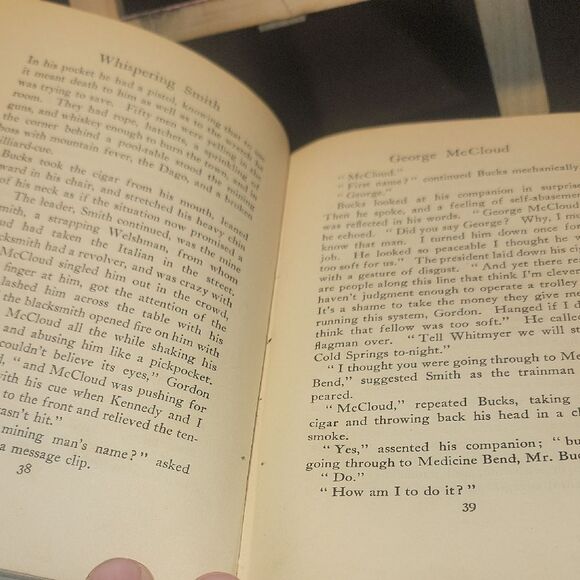 Whispering Smith by Frank H. Spearman - Maroon Edition - Picture 5 of 6